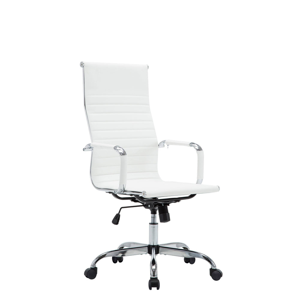 White Office Chair D4391