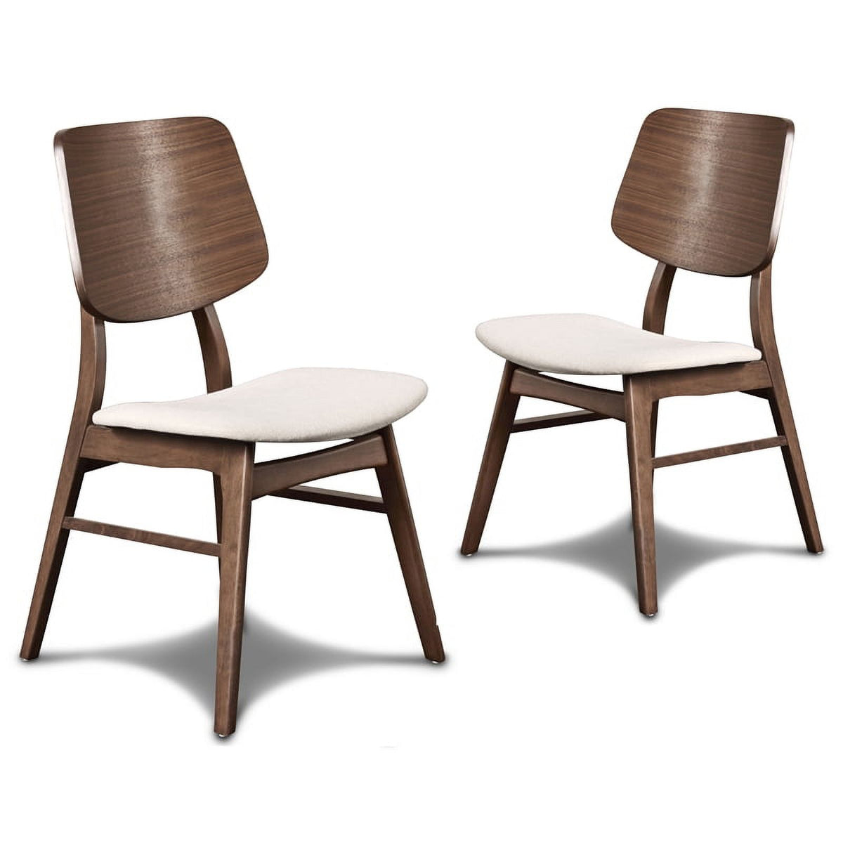 Brown Corner Table and 2 Wood Back Chairs O112471