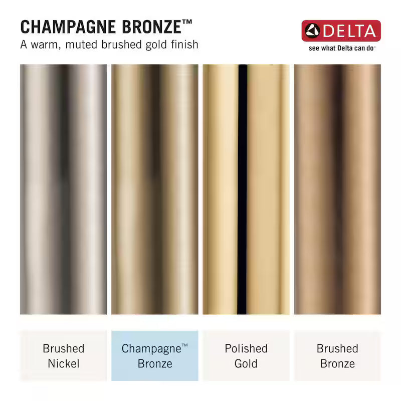4 in. Centerset Double-Handle Bathroom Faucet in Champagne Bronze B363830