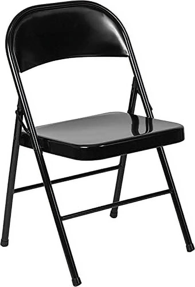 Black Metal Folding Chair F50214
