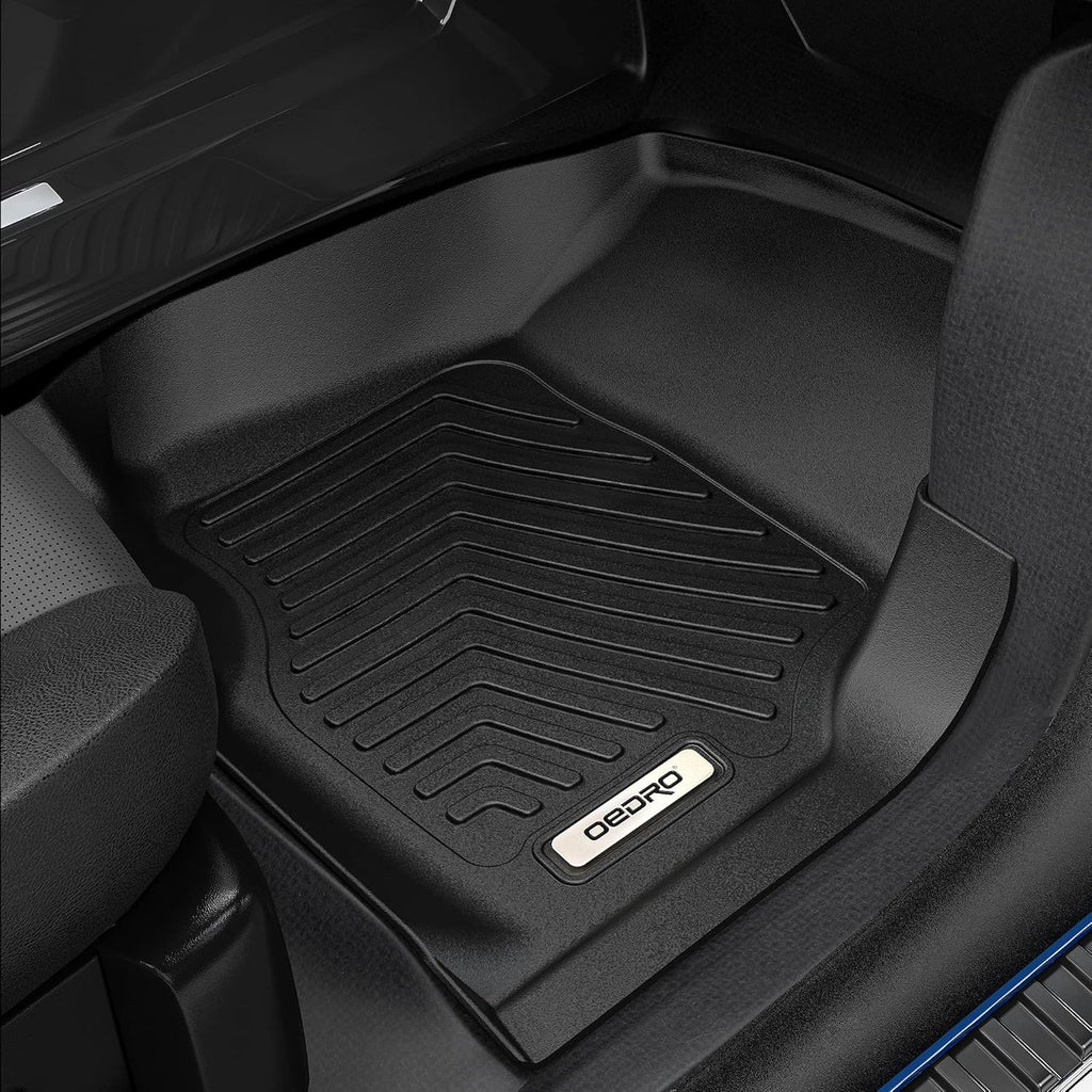 Black TPE Floor Mats Full Set Liners G7559