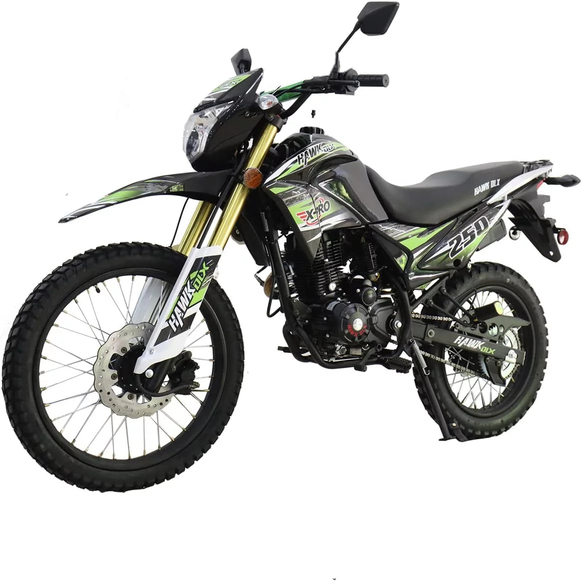 250cc Dirt Bike with 5 Manual Transmission, 21"/18" Wheels G5844