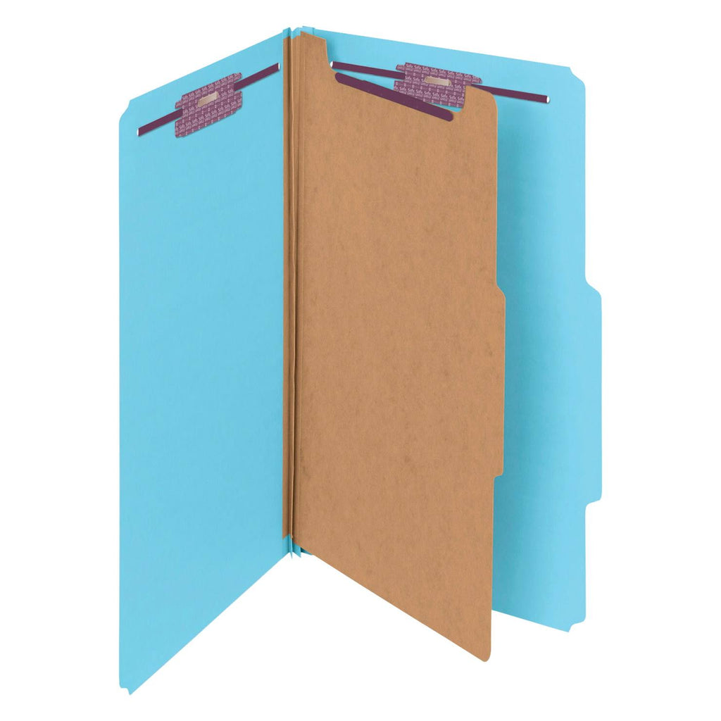 Blue Pressboard Classification Folders L946