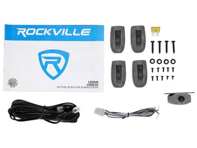 10 inch 800W Slim Powered Car Subwoofer Sub+Amp Kit K19976