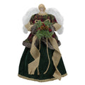 Red and Green Angel Christmas Tree Topper I735