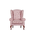 1:12 Scale Miniature Queen Anne Accent Chairs (Purple) P955890