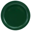 Green Stoneware Narrow Rim Plate - 36/Case V1193