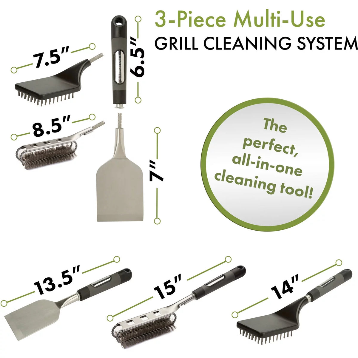 3-Piece Grill Cleaning System N949