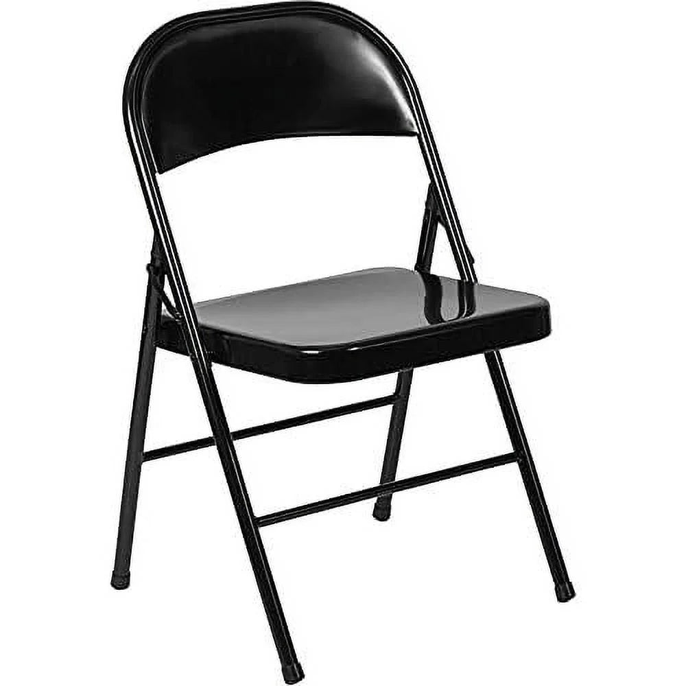 Black Metal Folding Chair F50214