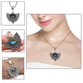 Silver 925 Sterling Garnet Gemstone Necklace Labradorite Jewelry Handmade O492