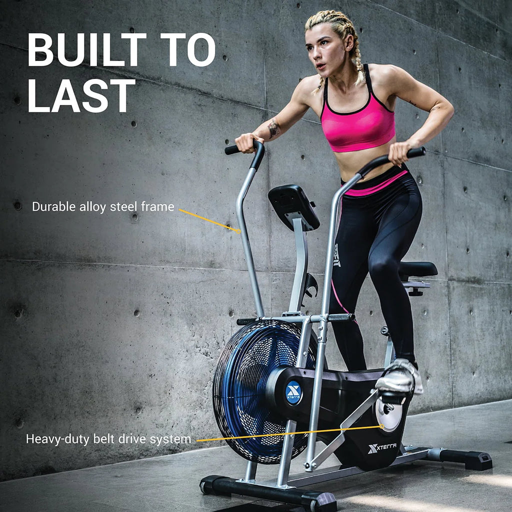 Exercise Bike with Wind Resistance and LCD Display Q888122