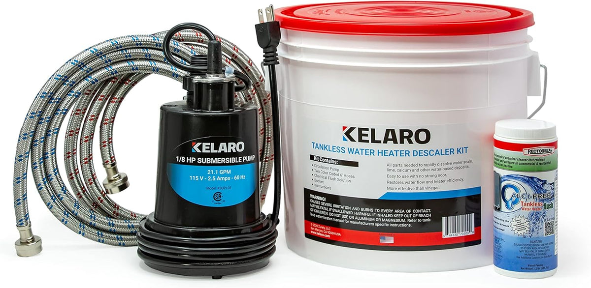 Tankless Water Heater Flushing Kit with Descaler R15886