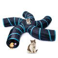 Cat Tunnel with Play Ball Collapsible Pet Tube U9209