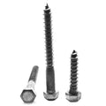 Hex Lag Screw Low Carbon Steel Plain Finish T9737
