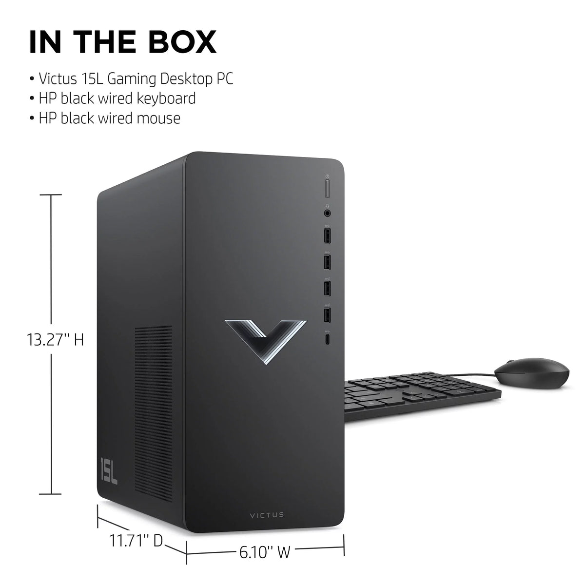 Mica Silver Gaming Desktop PC, AMD Ryzen 5 5600G, AMD RX6400, 8GB RAM, 512GB SSD C5394