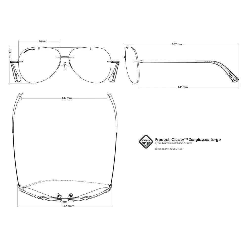 Silver Aviator Sunglasses N25815