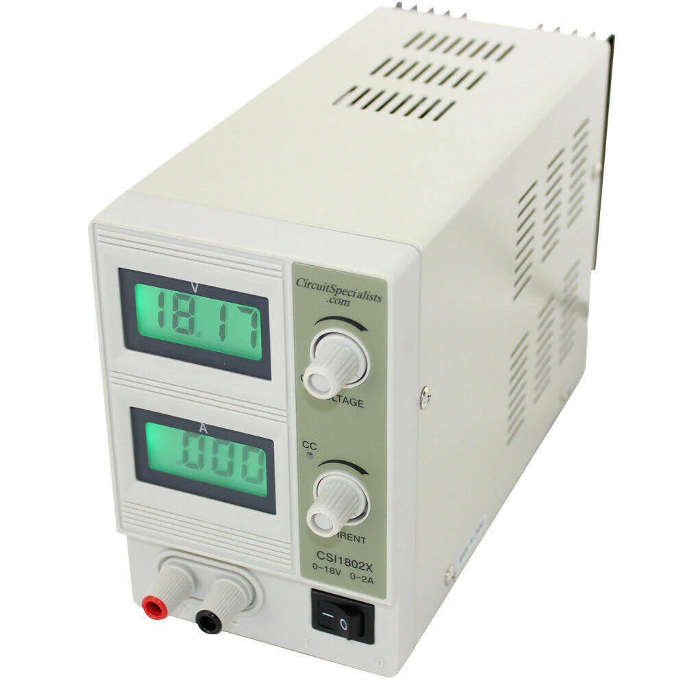 18 Volt DC 2.0 Amp Linear Bench Power Supply W4789