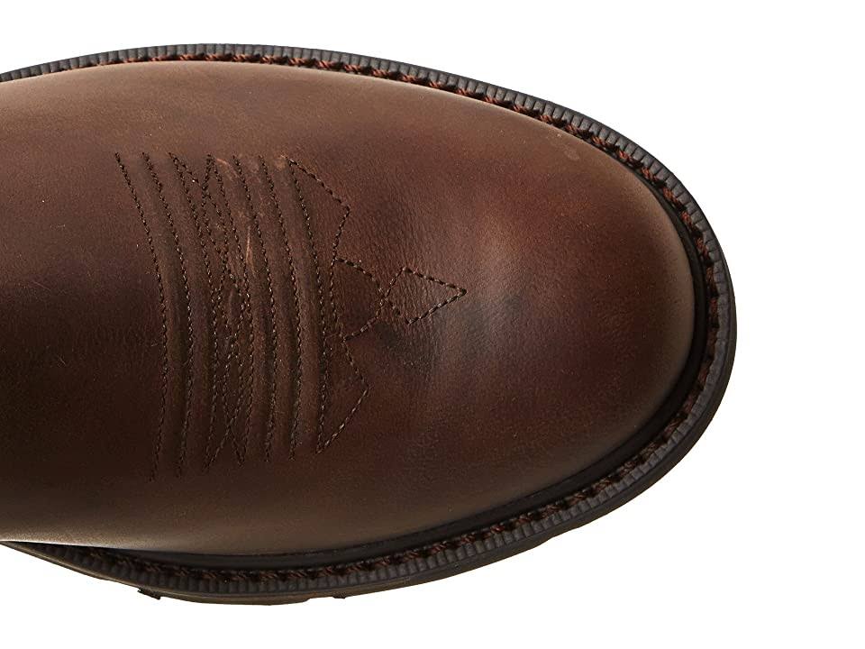 Brown Pull On Work Boots N620