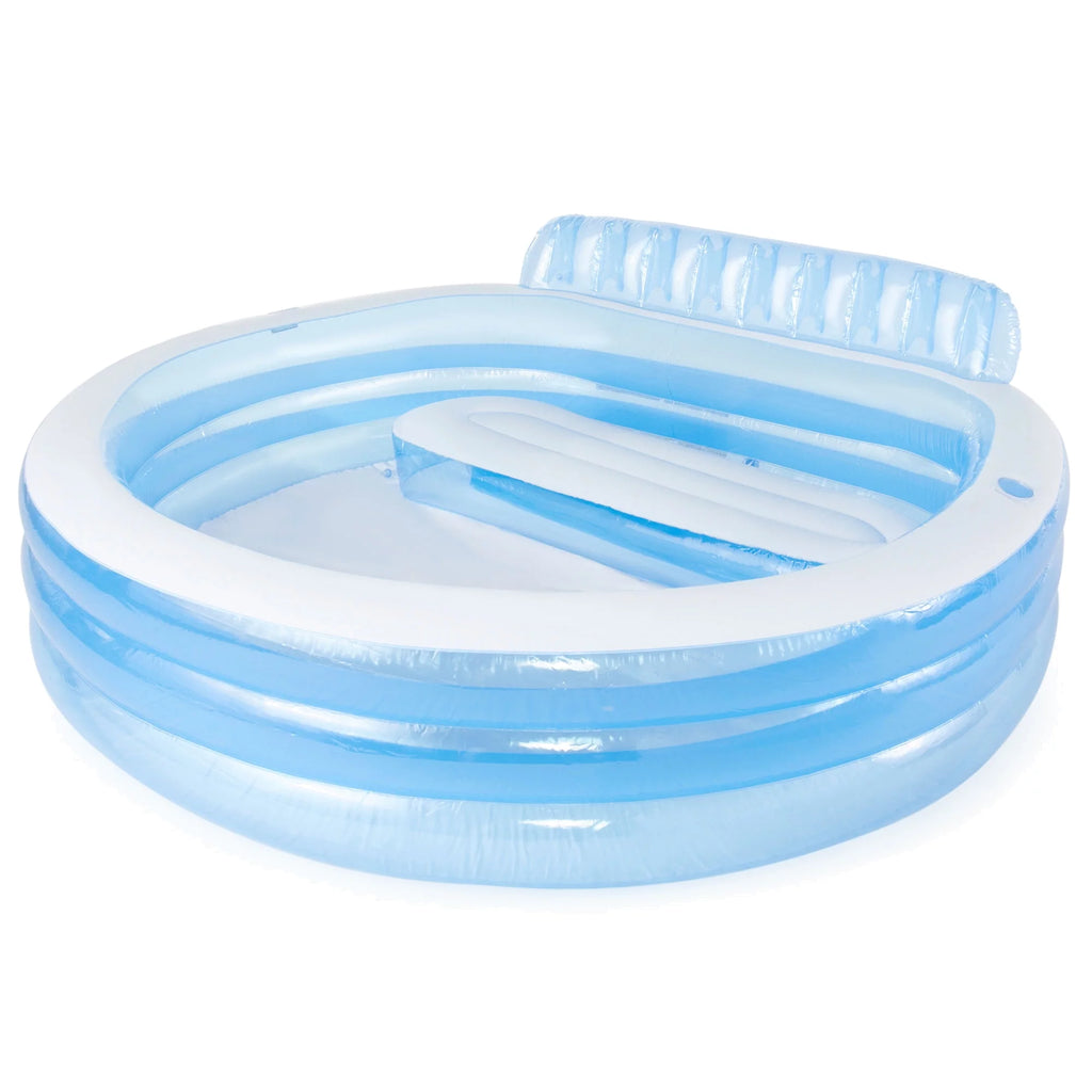 Round Inflatable Pool with Pool Cover J110170