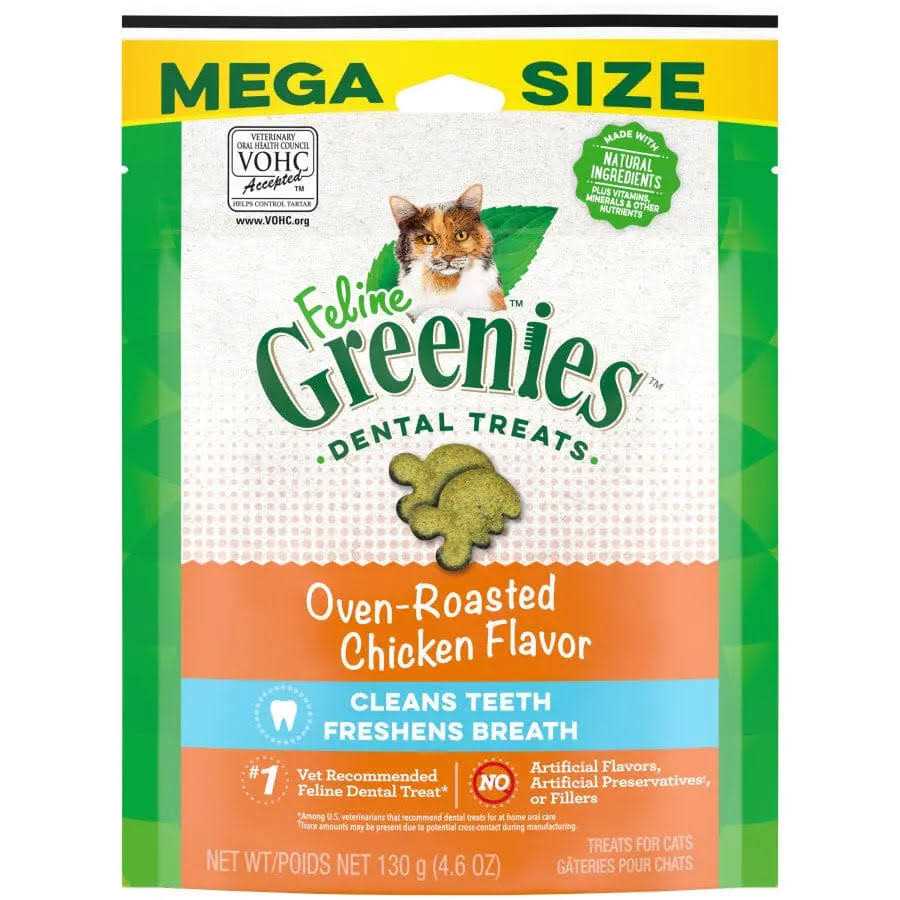 Oven Roasted Chicken Flavor Dental Cat Treats K2446