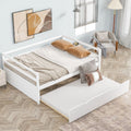 Twin Size Pine Wood Daybed with Trundle X733718