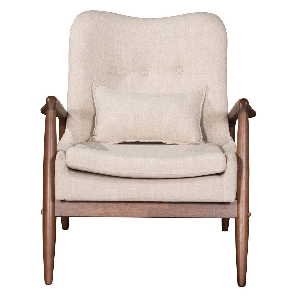 Black Lounge Chair and Ottoman C812