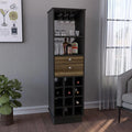 Black & Walnut Bar Cabinet O109568