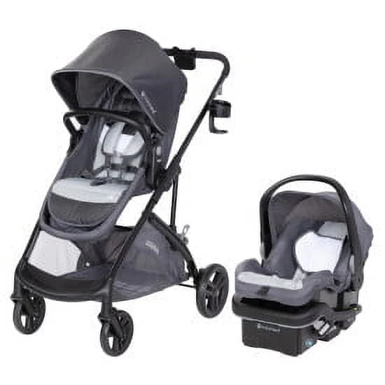 Gray 6-in-1 Modular Travel System with Infant Car Seat S936