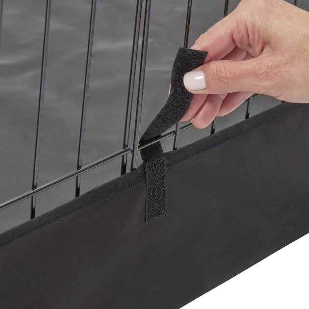 Square Exercise Pen Solid Fabric Bottom W360