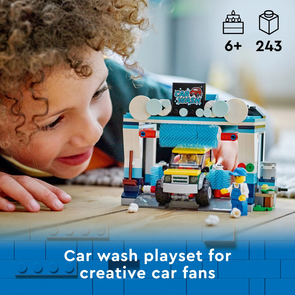 Building Toy Set with Automobile and 2 Minifigures X5250