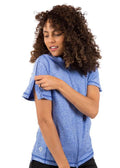 Women's Easy Dressing Adaptive Short Sleeve Top R939