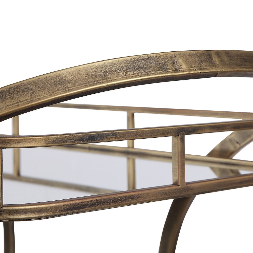 Gold Serving Cart N785487