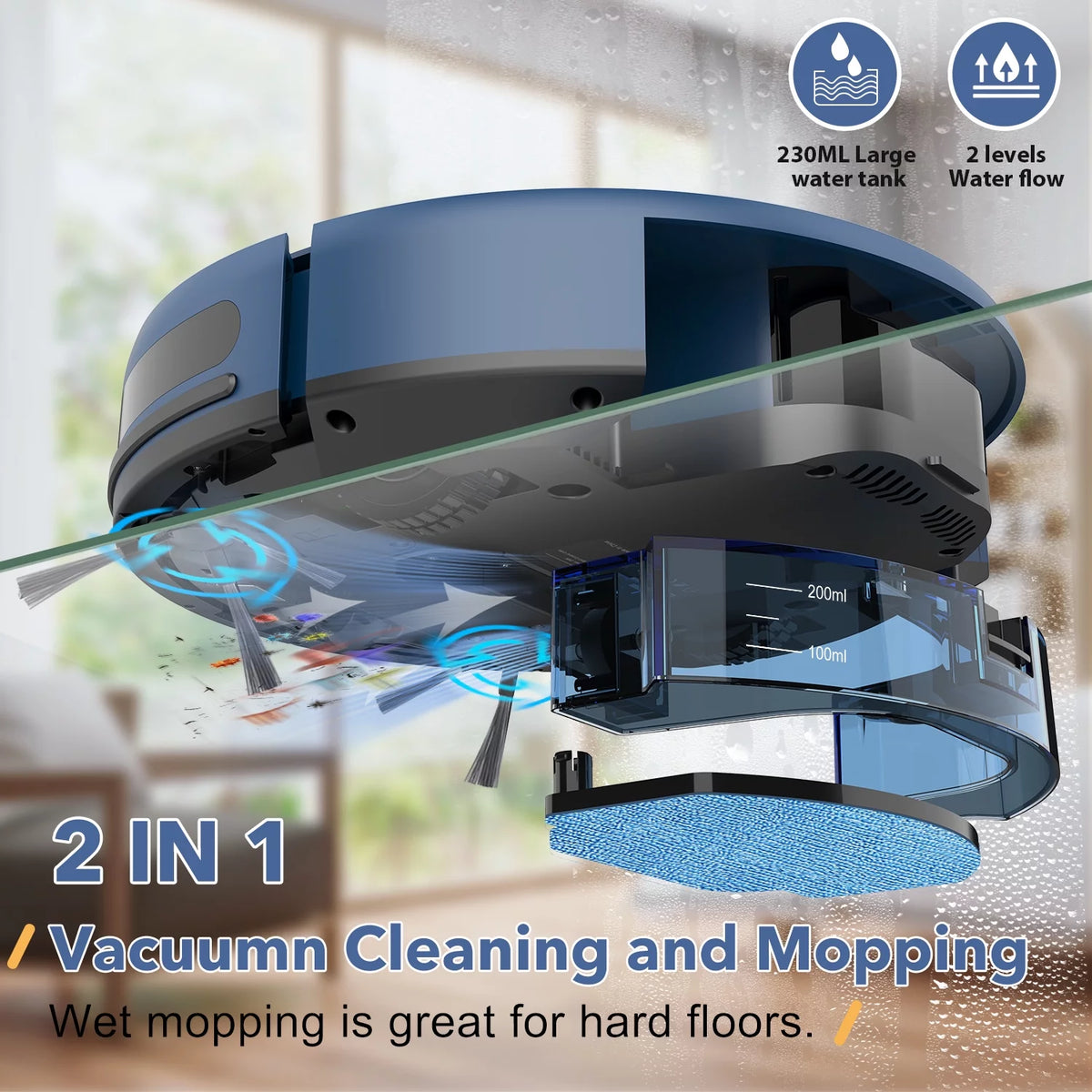Robot Vacuum and Mop Combo Y680638