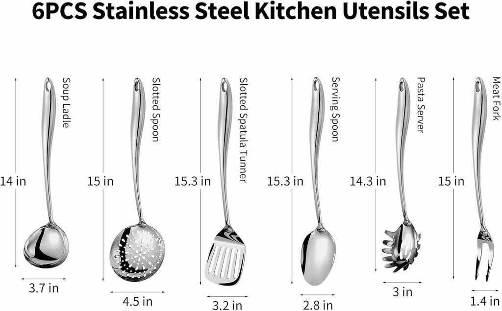 11 Pcs Stainless Steel Gold Kitchen Utensils Set U143234