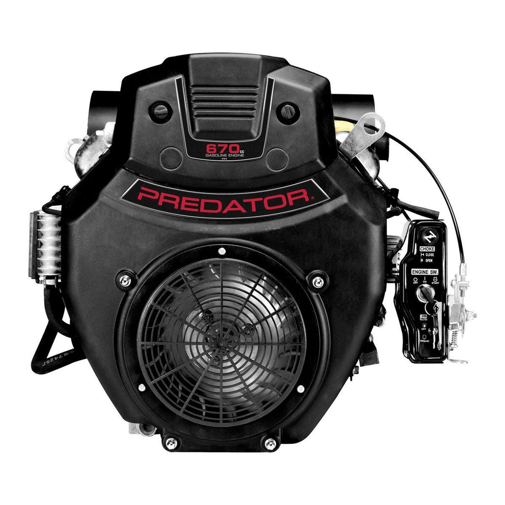 670cc V-Twin Horizontal Shaft Gas Engine J5073