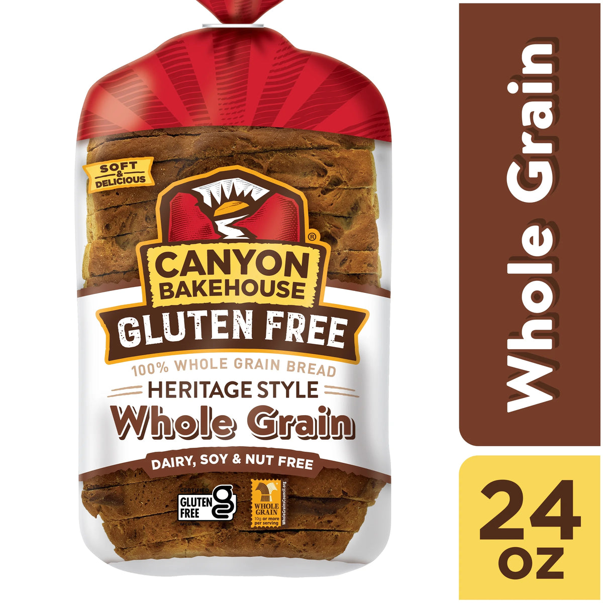 Gluten Free Whole Grain Bread, 24 oz Loaf H487