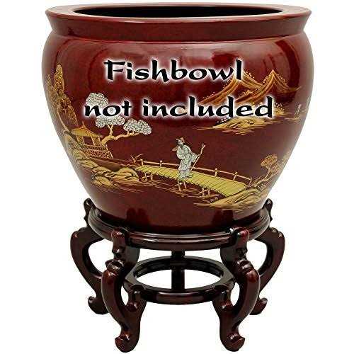 Rosewood Fishbowl Stand H4037
