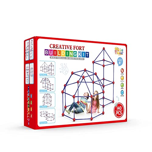 140 Pcs STEM Construction Fort Building Kit H6296