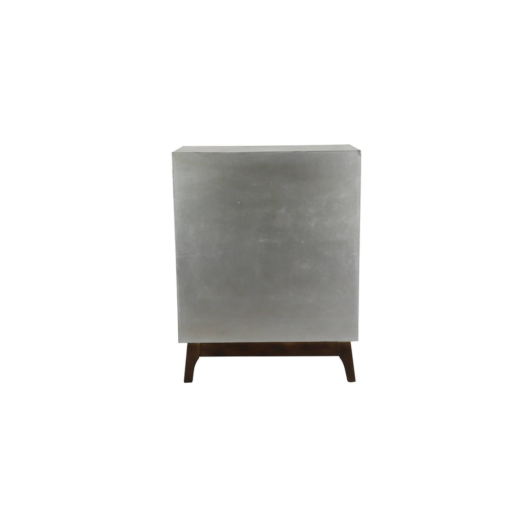 Grey Wood Industrial Cabinet S963646