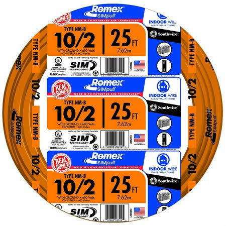 10/2 Copper Non-Metallic Sheathed Cable with Ground H934755