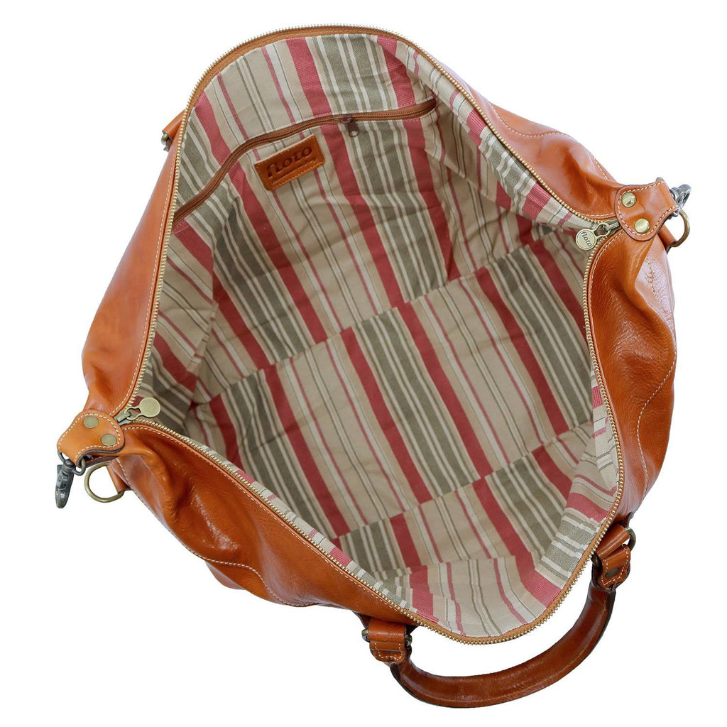 Vecchio Brown Duffle Bag Z256