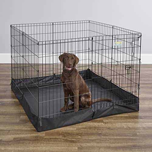 Square Exercise Pen Solid Fabric Bottom W360