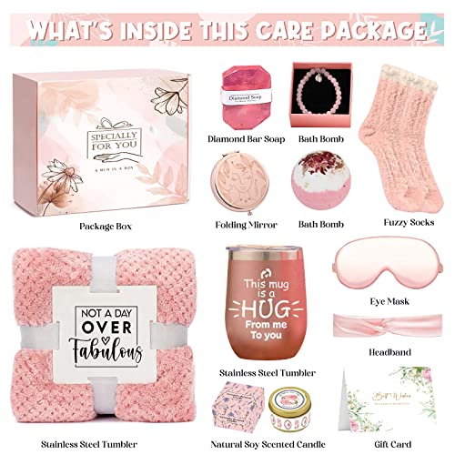Gift Basket with Tumbler Blanket Z6145