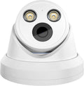 5MP Outdoor PoE IP Dome Camera with Full Color Night Vision F305