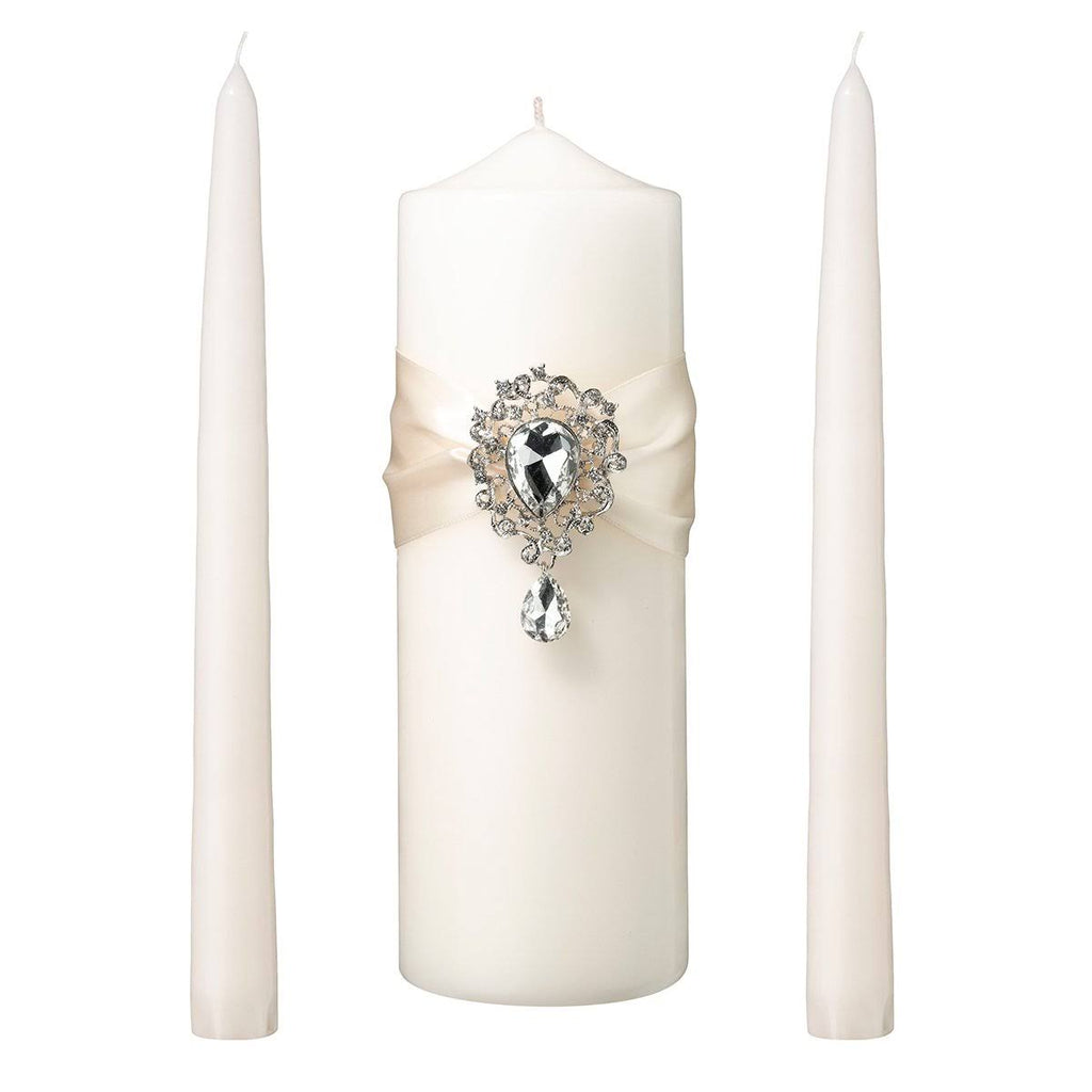 Ivory Candle Wedding Ceremony Set T4089