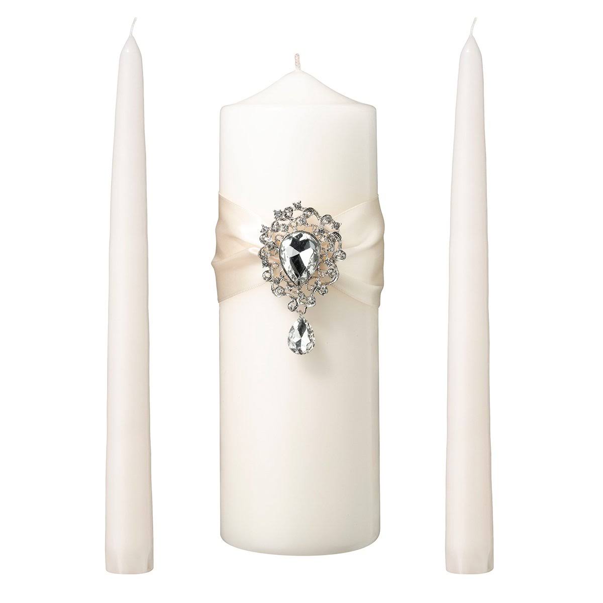 Ivory Candle Wedding Ceremony Set T4089