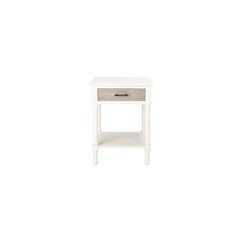 Black 1-Drawer Accent Table F7145