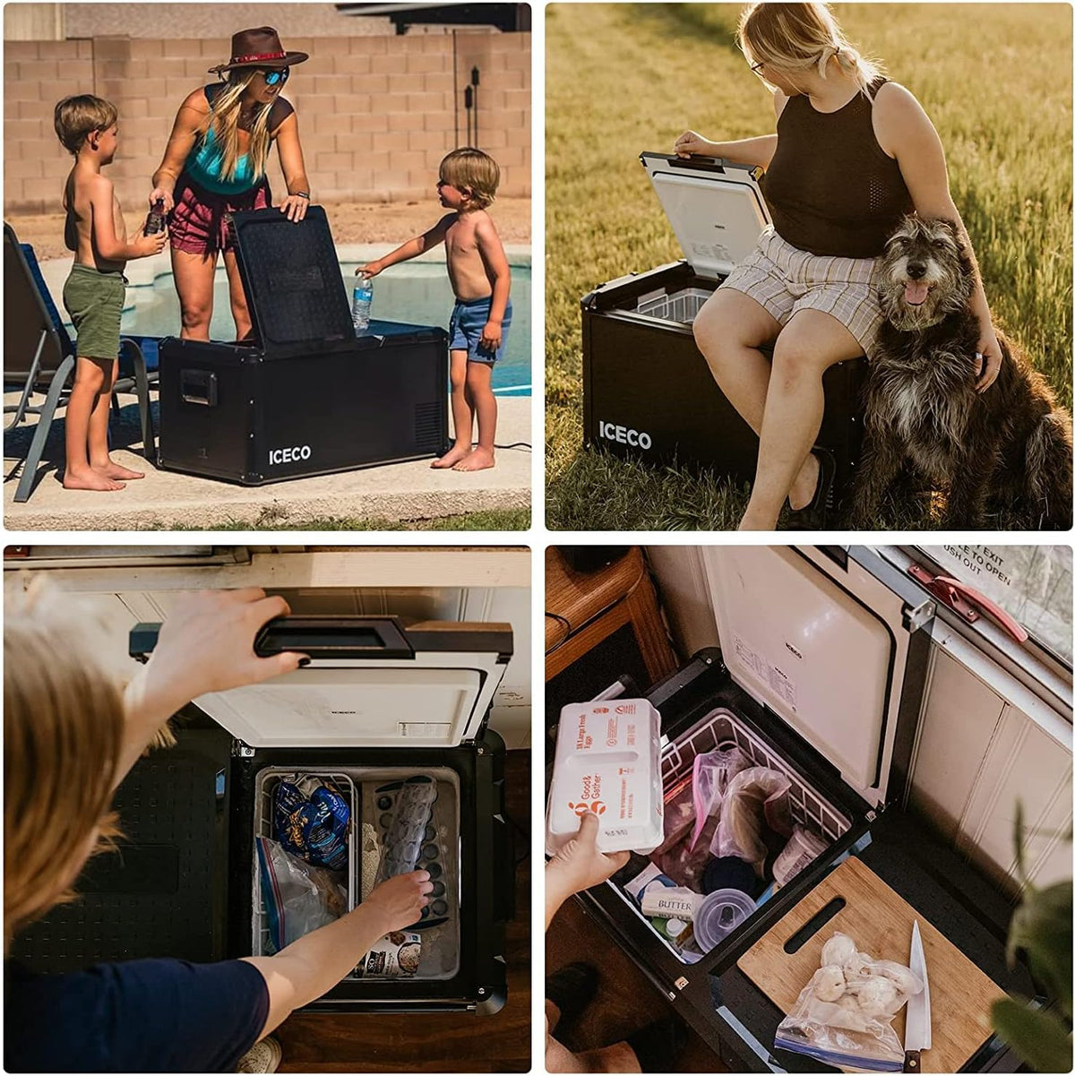 79.2 Quarts Dual Zone Portable Refrigerator with SECOP Compressor B362