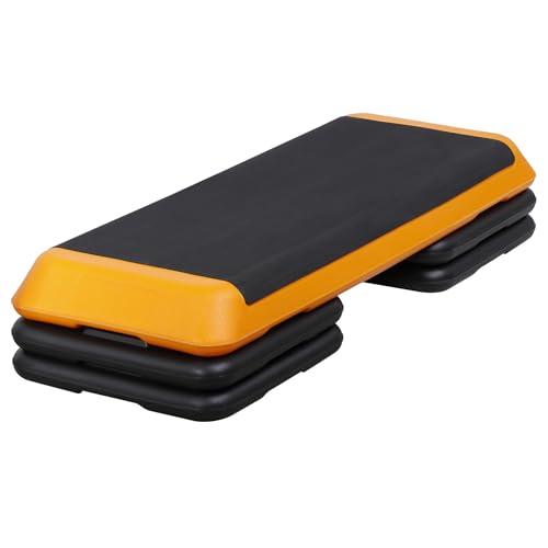 43'' Adjustable Aerobic Step Platform with 4 Stackable Risers H5637
