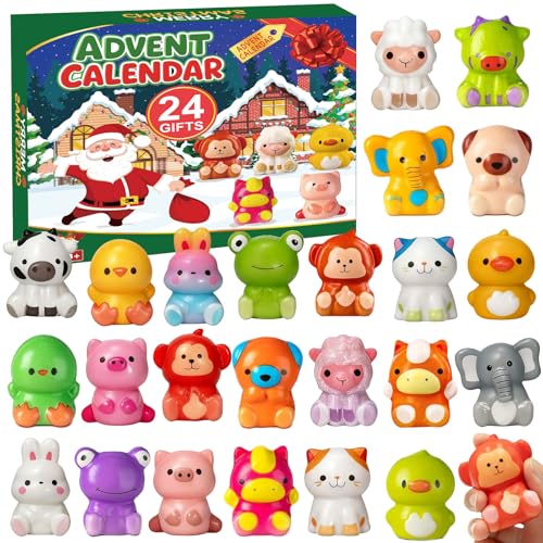 2025 Christmas Advent Calendar with 24 Slow Rising Toys H476890